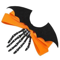 Hudhowks Knochen-Haarspangen | Halloween Skelett Hand Haarnadelklammern | Halloween-Gothic-Haarschmuck, Geschenke für Mädchen, Frauen, Kinder von Hudhowks