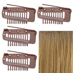 Perückenclips haarteil mit klammer haarklammern friseurbedarf Schnappclips für Perücken und Haarverlängerungen Kleine Snap Perücke Zubehör Clips für Damen Haarverlängerungen zum Selbermachen von Hudhowks