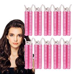 Volumizing Hair Clips 10pcs Magic Clips for Hair hair rollers,hair curler Volume Volumizing Curlers Root Clips Heatless DIY Hair Curler for Women Girls Long Short and Curly Hair Styling Supplies von Hudhowks
