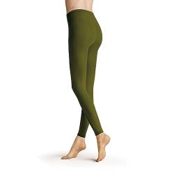 Hudson Damen Leggings Micro 50 hautfreundlich 50 DEN Olive 0873 44/46 von Hudson