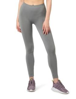 Hudson Damen Leggings Seamless Rollrand 90 DEN Slate Gray 0106 S/M von Hudson