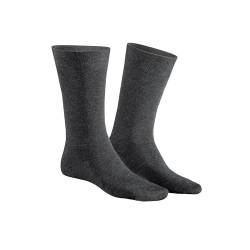 Hudson Herren Relax Cotton Dry Socken, GRAU-Mel, 43/46 von Hudson