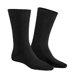 Hudson Herren Socken Dry Cotton klimaregulierend Black 0005 43/46 von Hudson