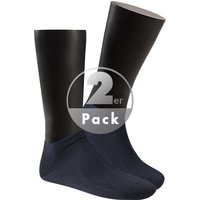 Hudson Herren Sneakersocken blau Baumwolle unifarben von Hudson