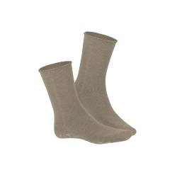 Hudson Herren weiche Kuschelsocken mit ABS, 004846 Homepads, Gr. 39/42, Beige (Chinin-mel. 0713) von Hudson