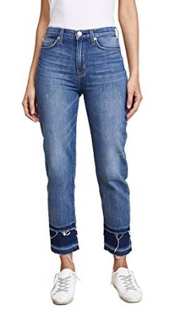 Hudson Jeans Women's Zoeey HIGH Rise Straight Crop Double Step Hem 5 Pocket Jean, Social Grace, 32 von Hudson