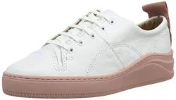 Hudson Mädchen Sierra Leather Sneaker, Weiß Weiß Pink 50, 35 EU von Hudson