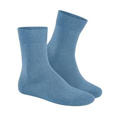 KUNERT Herren Relax Cotton Socken, Jeans-Mel., 39-42 EU von Hudson