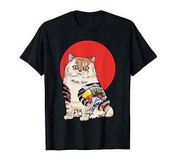 Persian Cat Yakuza T-Shirt von Huebucket