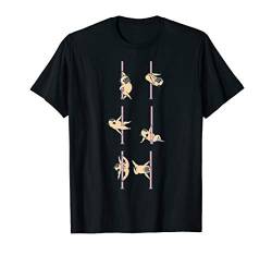 Pugs Pole Dancing Club T-Shirt von Huebucket