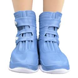 Schuhüberzüge für Regen | Regenfeste Stiefel,Einfach zu handhabende, rutschfeste, doppelschichtige Sohle, robuste, dicke Regenüberschuhe für Männer, Frauen und Kinder Hujinkan von Hujinkan