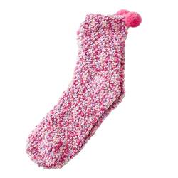 Süße Socken für Teenager-Mädchen, Pelzsocken - Flauschiges, süßes DIY-Geschenk - Lustige Mädchen-Schwester-Socken, warme Winter-Kuschel-Plüschsocken für Valentinstag, Einweihungsparty, Hujinkan von Hujinkan