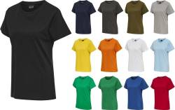 HummelRed Classic Basic T-Shirt S/S Damen 215121 von Hummel