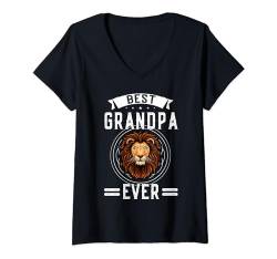 Damen bester Opa aller Zeiten Opa T-Shirt mit V-Ausschnitt von Humor grandfather & grandad Gift Ideas
