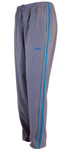 Herren Jogginghose, Trainingshose, Sporthose,Freizeithose Baumwolle.(BWA.2t) (Blau, L) von Humy