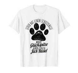 Jack Russel Terrier Schutzengel Hunde Spruch T-Shirt Damen T-Shirt von Hunde Geschenk für Frauen, Freundin zum Geburtstag