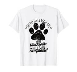Zwergdackel Dackel Schutzengel Hunde Spruch T-Shirt Damen T-Shirt von Hunde Geschenk für Frauen, Freundin zum Geburtstag