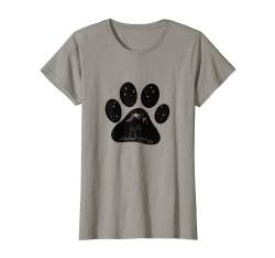 handgemalte Hundepfote für Damen Frauen Hunde Spruch T-Shirt T-Shirt von Hunde Geschenk für Frauen, Freundin zum Geburtstag