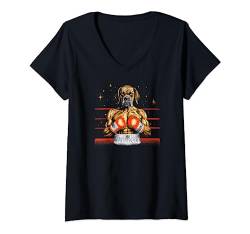 Boxer-Hunderasse Boxer-Hunde Zubehör Hundehalter Boxer-Hunde T-Shirt mit V-Ausschnitt von Hunde Haustiere Zubehör Geschenke Shirts
