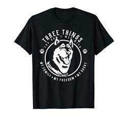 Lustiges Süßes Husky Geschenk Für Damen Und Herren T-Shirt von Hunde Husky Mama Papa Geschenkidee T-Shirt