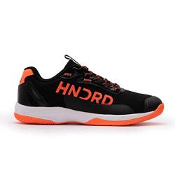 Hundred Herren Xoom Pro Sneaker, Black/Orange, 36 EU von Hundred