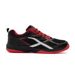 Hundred Herren Xoom Sneaker, Black/Red, 37 EU von Hundred