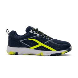 Hundred Herren Xoom Sneaker, Navy/Lime, 40 EU von Hundred