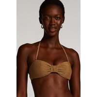 Hunkemöller Bandeau-Bikini-Top Goldie Shimmer Gelb von Hunkemöller