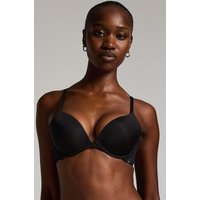 Hunkemöller Vorgeformter Push-up-Bügel-BH Angie Schwarz von Hunkemöller