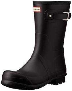 Hunter Herren Short Gummistiefel, Black, 45 EU von Hunter