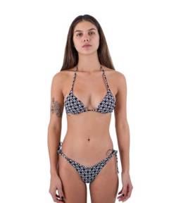 Hurley Damen Itsy Bitsy Bikini Top Bikinioberteil, Tiki Multi/Pnk Pnch, L von Hurley