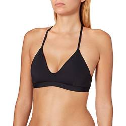 Hurley Damen W Adjustable Top Teil von Oben Bikini, Schwarz/Weiß/Or Newsprint, M von Hurley