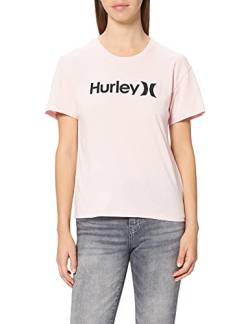 Hurley Damen W O&o Seasonal Tee T-Shirt, Helles Korallenrot/Almond, L von Hurley