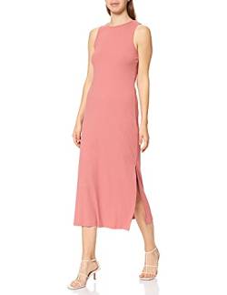 Hurley Damen W Side Slit Rib Maxi Dresses, Blassrosa, L von Hurley