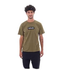 Hurley Herren Box Only Tee T-Shirt, Martini Olive, M von Hurley