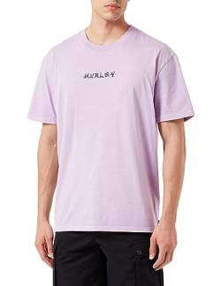 Hurley Herren Destroy Tee T-Shirt, Orchid Bloom, M von Hurley