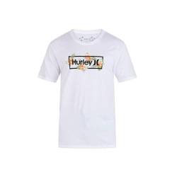 Hurley Herren Evd Congo Outline T-Shirt, Weiß, L von Hurley