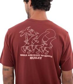 Hurley Herren Evd Thruster Ss T-Shirt, Matador, S von Hurley