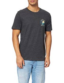 Hurley Herren M Evd Pacific Surf Club Ss T-Shirt, schwarz, M von Hurley