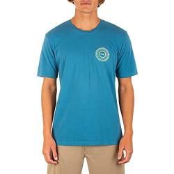 Hurley Herren M Evd WSH Mandala Brah Ss T-Shirt, Rift-Blau, S von Hurley