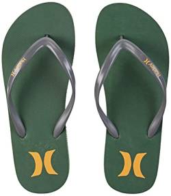 Hurley Herren M Icon Sandalen Flip-Flop, Bronze Grün, 42 EU von Hurley