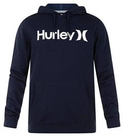 Hurley Men's Herren One and Only Solid Summer Pullover Hoodie, Obsidian, M von Hurley