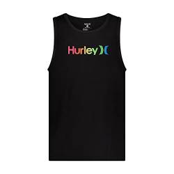 Hurley Men's One and Only Graphic Tank Top, Black/Multi, Large von Hurley