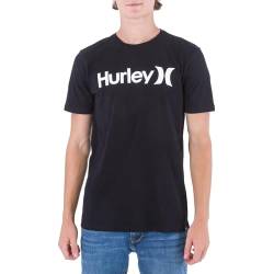 Hurley Mens Evd OAO Solid SS T-Shirt, Black, L von Hurley