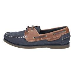 Hush Puppies Henry, Herren Segelschuhe, Blue (Blue (Blue/Tan Blue/Tan) Blue/Tan), 46 EU (11 UK) von Hush Puppies