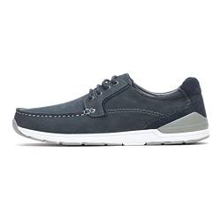 Hush Puppies Herren Flynn Bootsschuh, Navy, 47 EU von Hush Puppies