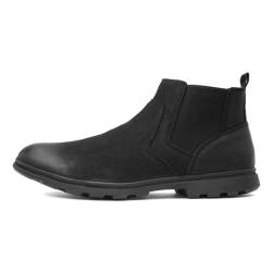 Hush Puppies Herren Tyrone Chelsea-Stiefel, Schwarz, 43 EU von Hush Puppies