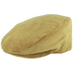 Flatcap aus Baumwolle mit Cord-Streifen von Hut-Breiter von Hut-Breiter