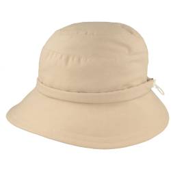Freizeithut Flapper uni Strukturstoff UV-Schutz 80 von Hut-Breiter von Hut-Breiter