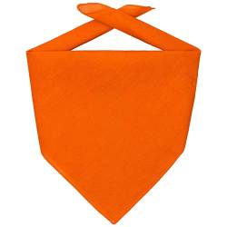 Hutshopping Bandana Tuch Bandanatuch Baumwolltuch Halstuch Bandanas Kopftücher (One Size - orange) von Hutshopping